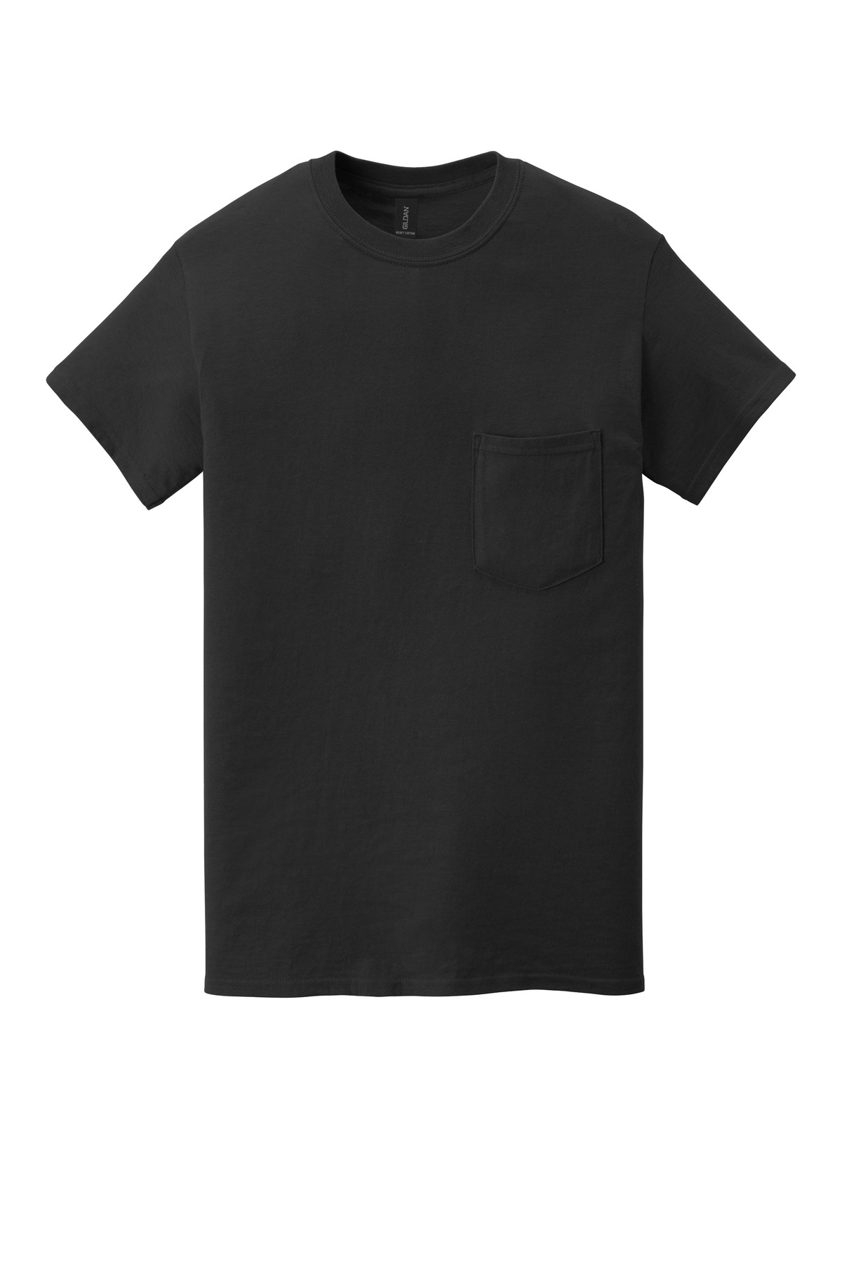 Heavy Cotton 100% Cotton Pocket T-Shirt