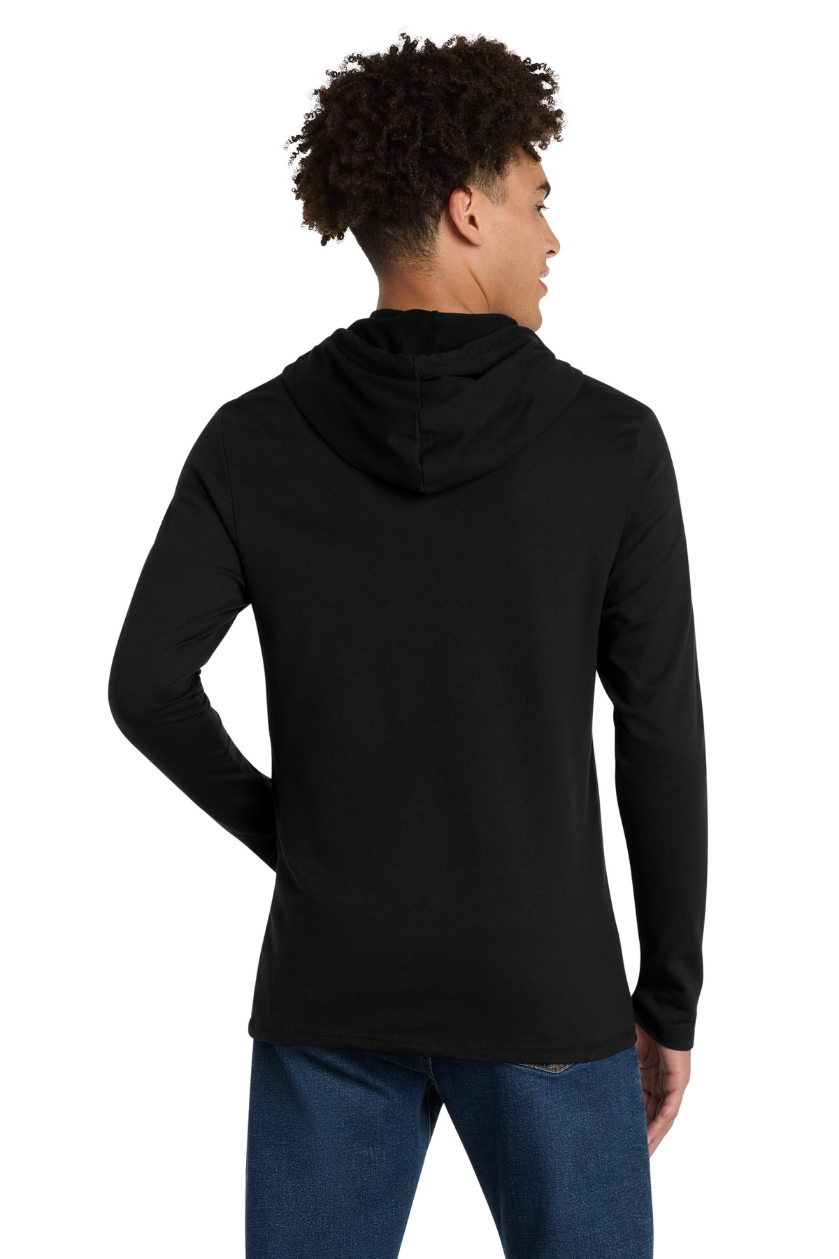 Featherweight French Terry Hoodie Black - back