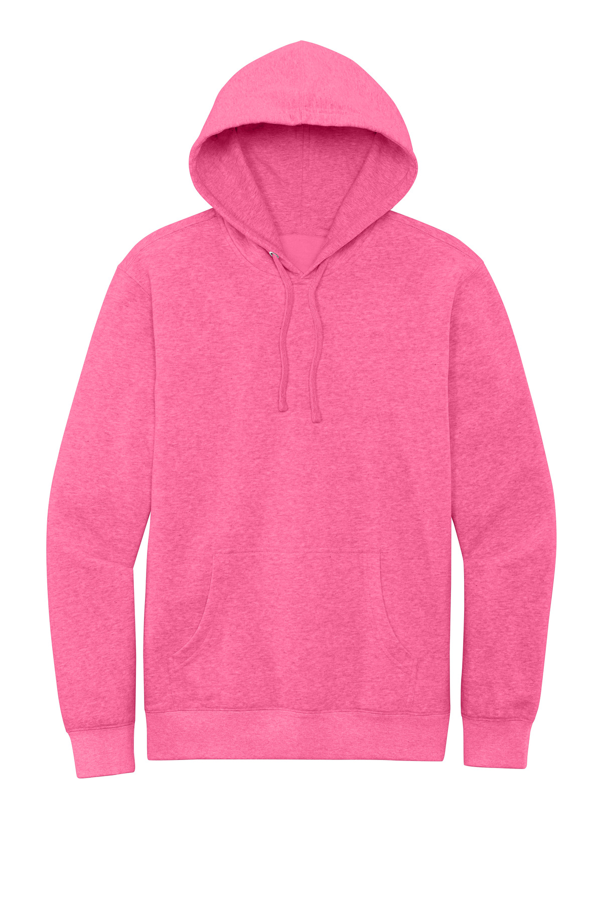 V.I.T. Fleece Hoodie Awareness Pink Heather - front flat