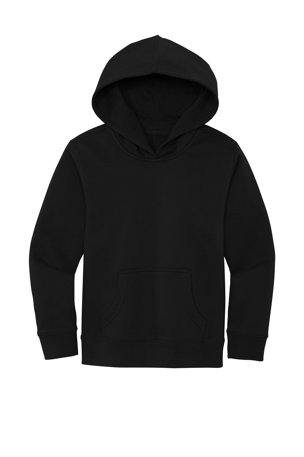 Youth V.I.T. Fleece Hoodie Black - front flat