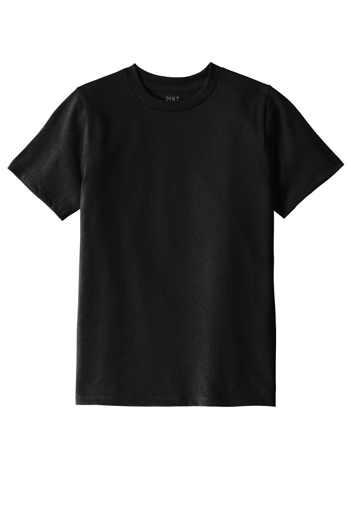 Youth Re-Tee Black - front flat
