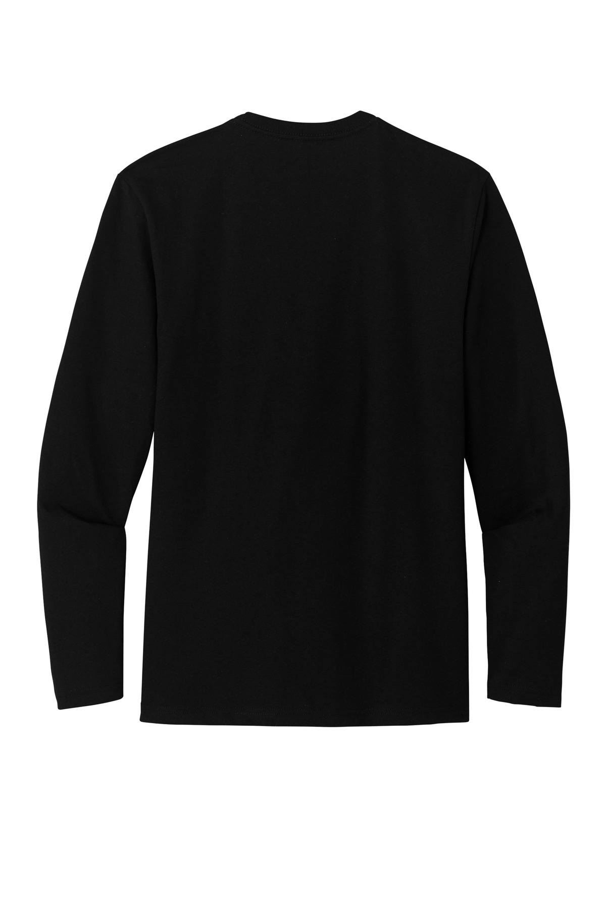 Re-Tee Long Sleeve Black - back flat