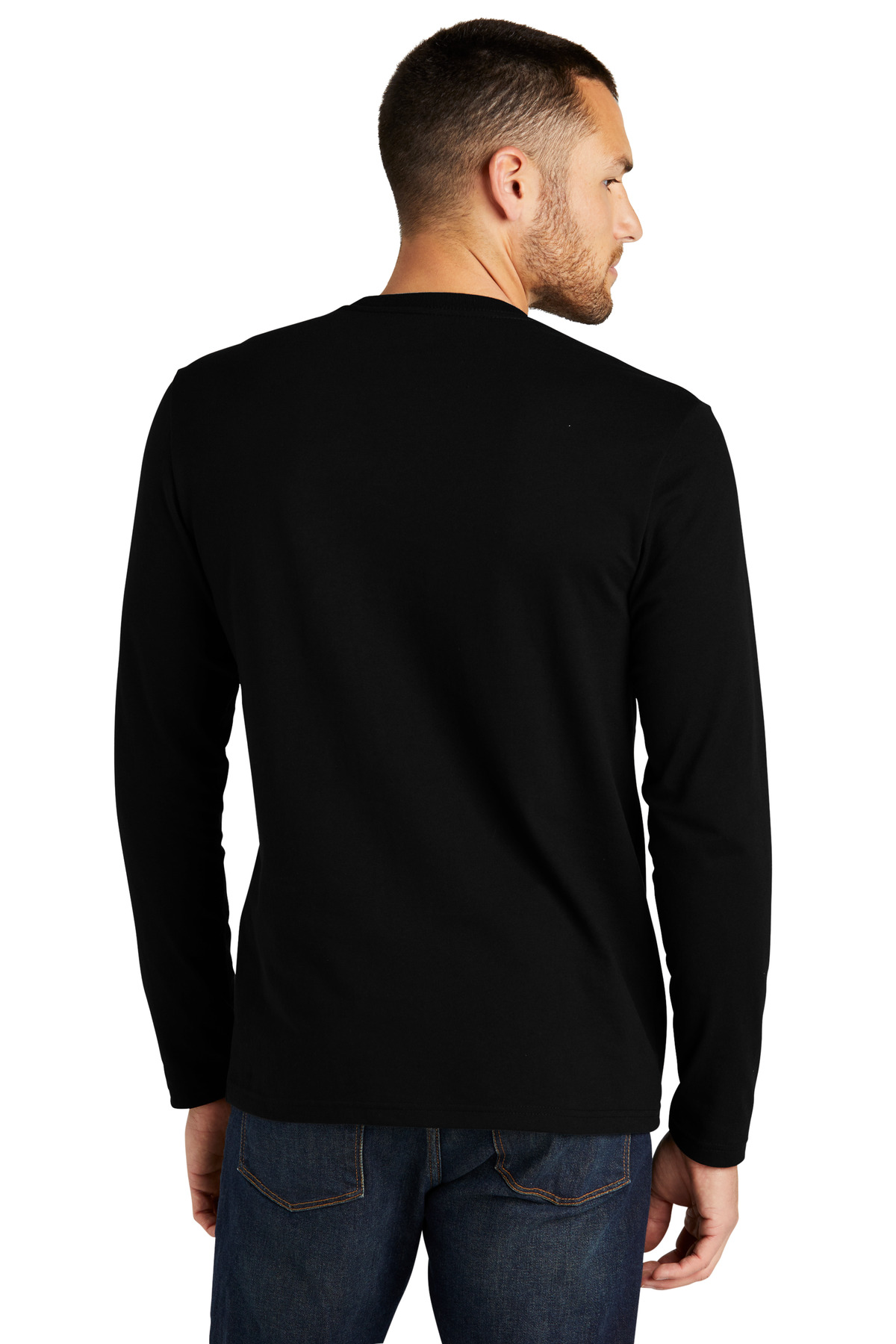 Re-Tee Long Sleeve Black - back