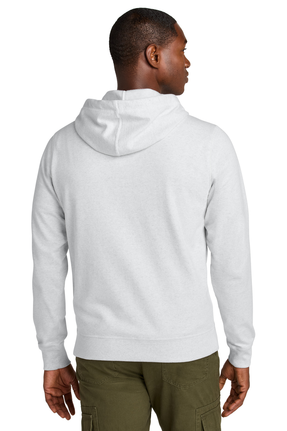 Re-Fleece Full-Zip Hoodie Ash - back