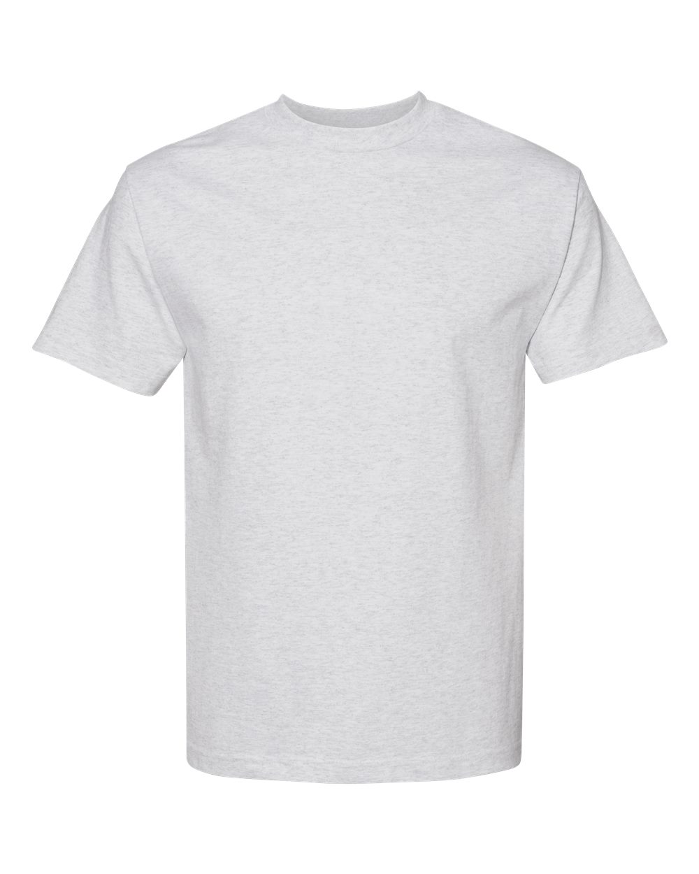 Unisex Heavyweight Cotton Tee Ash Grey - front