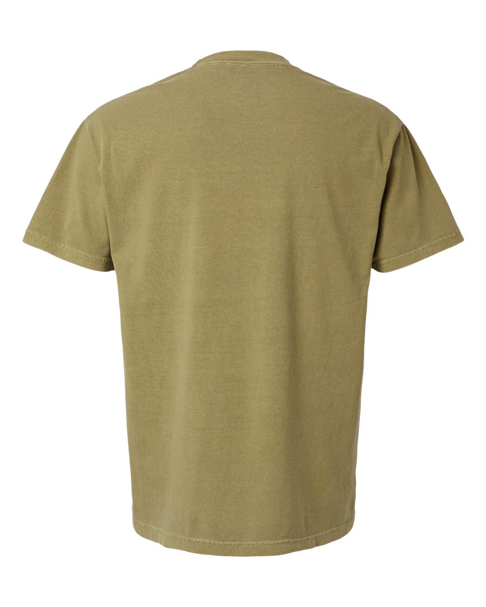 Unisex Garment-Dyed Heavyweight Cotton Tee Faded Army - back