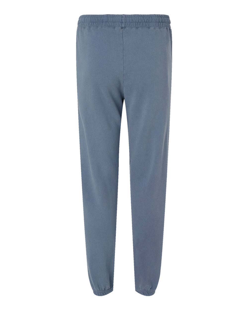 Unisex Garment-Dyed Lightweight Fleece Sweatpants Blue Jean - back