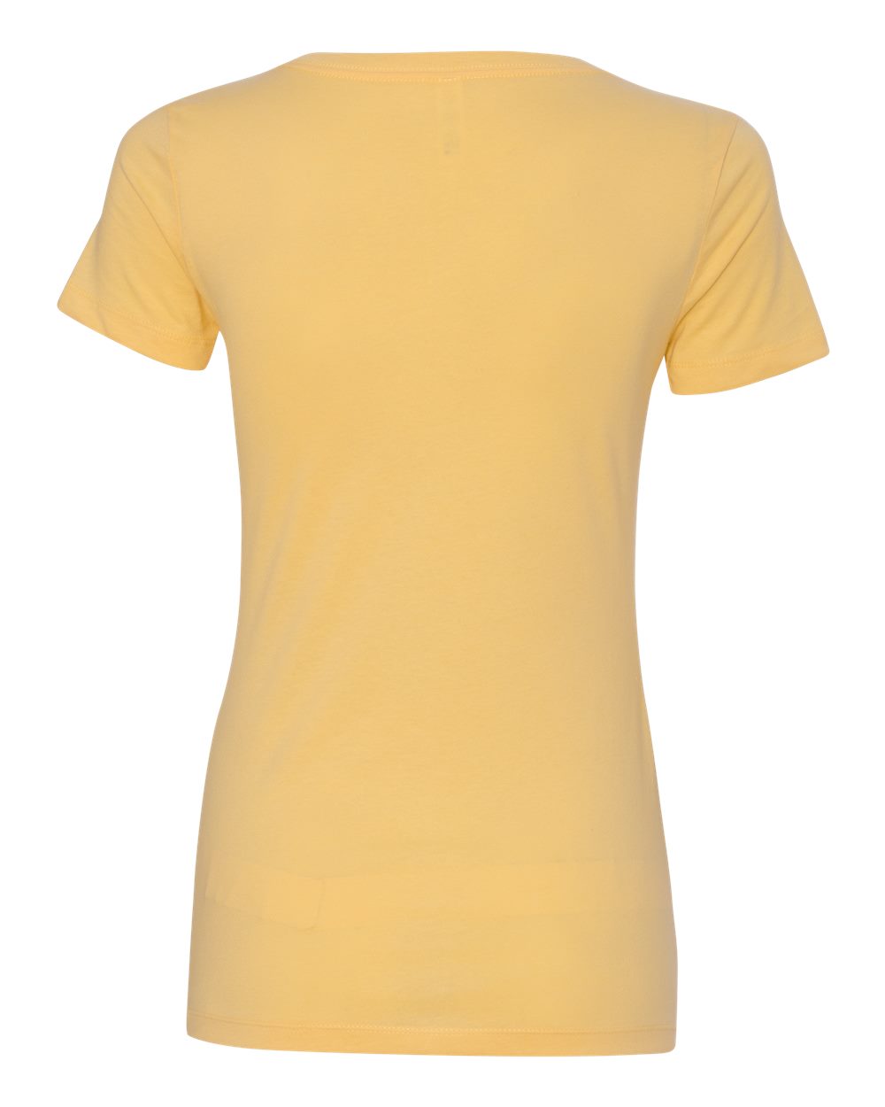 Women's Ideal V-Neck T-Shirt Banana Cream - back