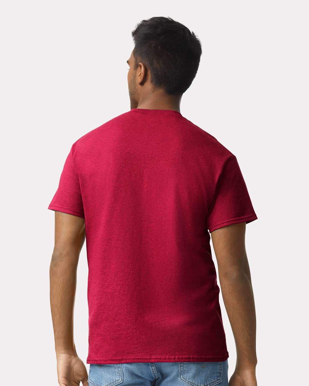 Unisex Ultra Cotton T-Shirt Antique Cherry Red - model back