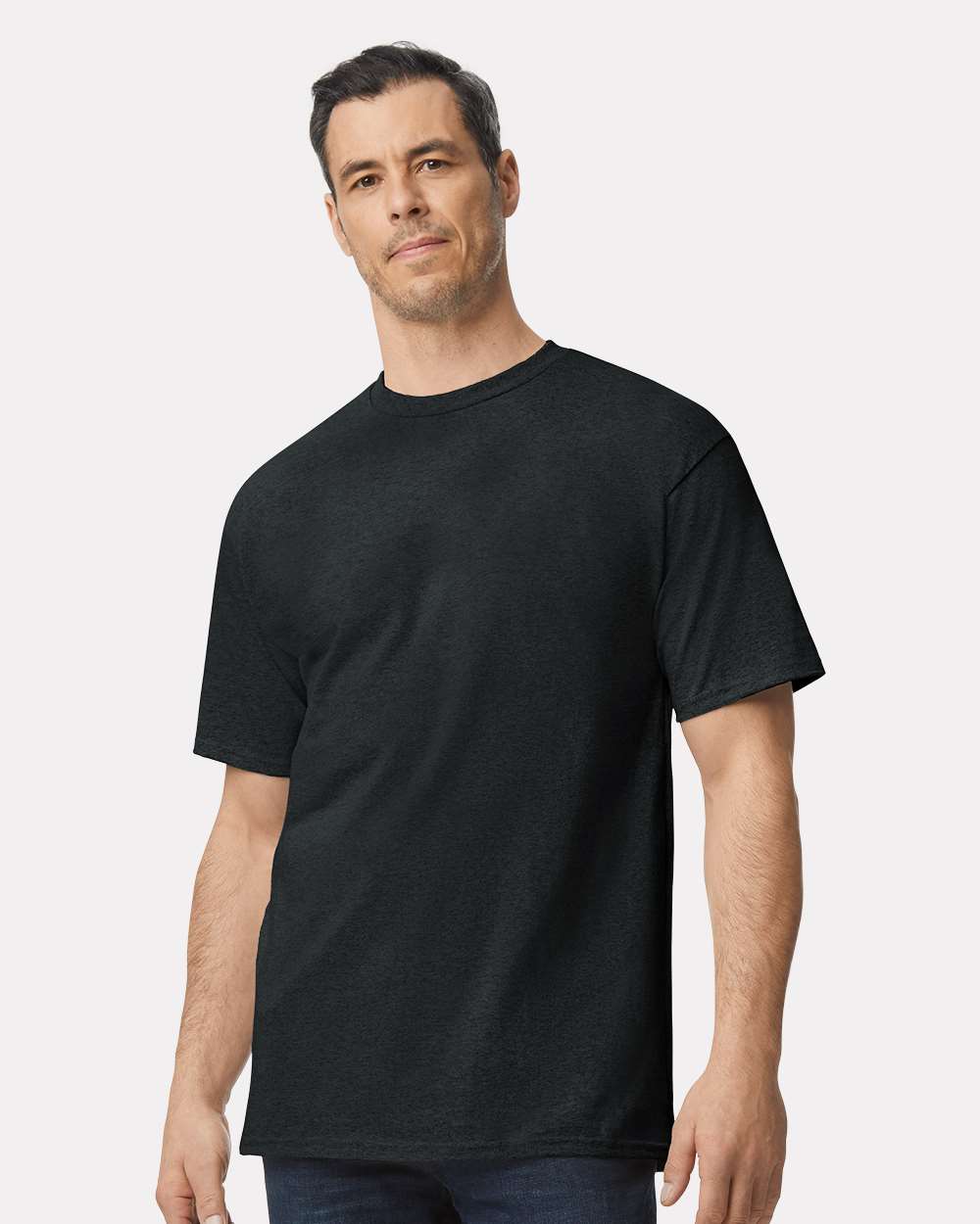 Men's Tall Ultra Cotton T-Shirt Black - model front