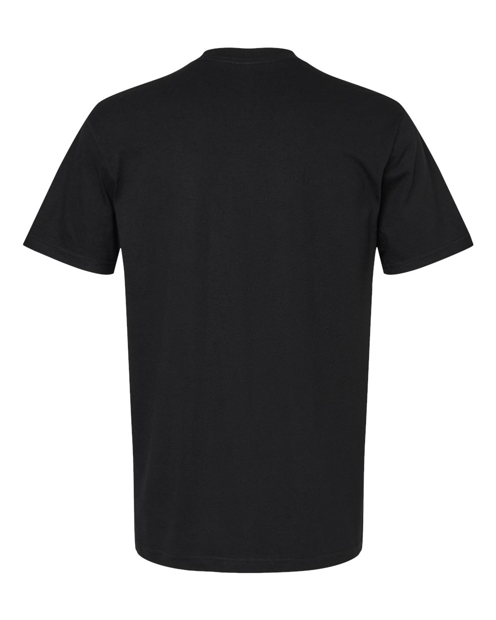 Unisex CVC Tee Black - back