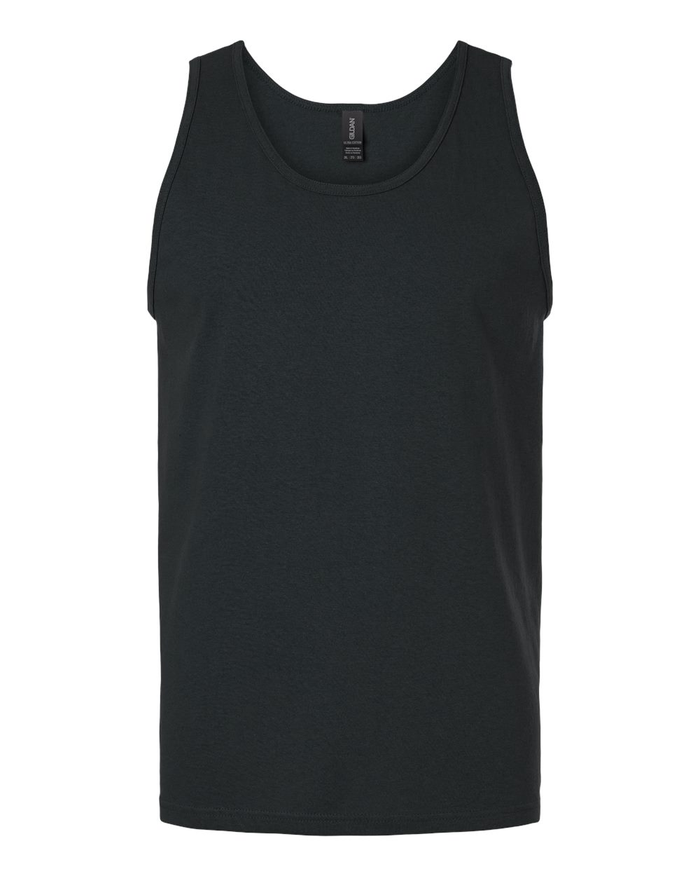 Unisex Ultra Cotton Tank Top Black - front