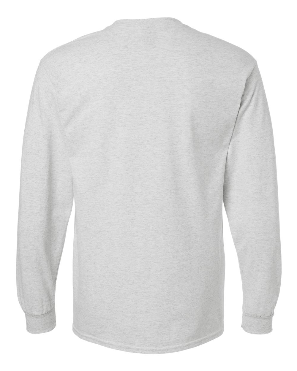 Unisex Ultra Cotton Long Sleeve T-Shirt Ash - back