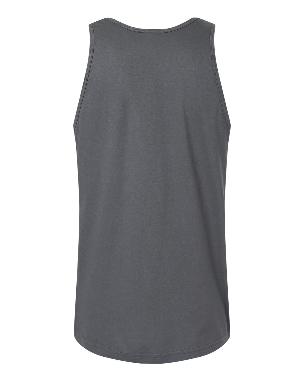 Unisex Fine Jersey Tank Asphalt - back