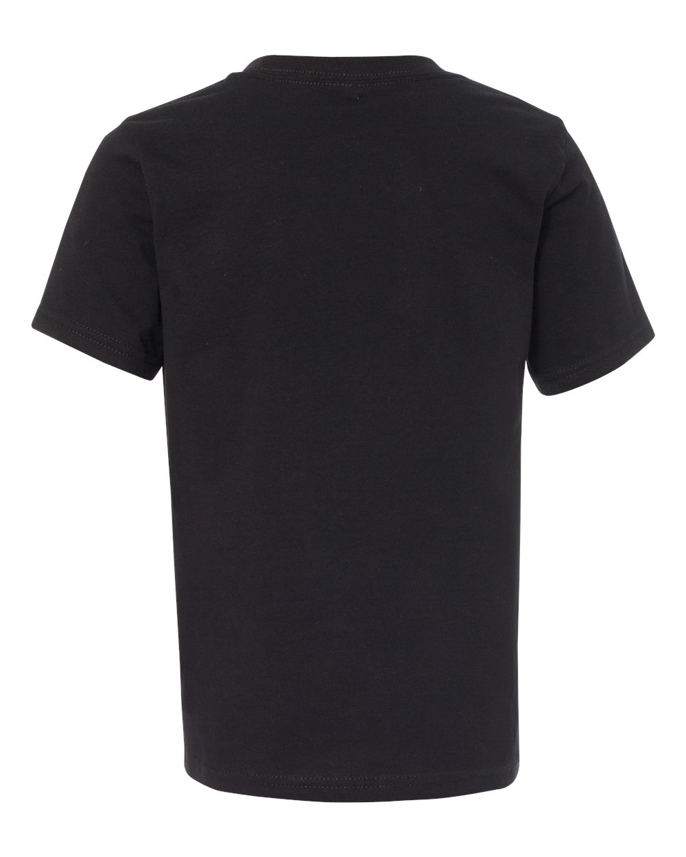 Youth Cotton T-Shirt Black - back
