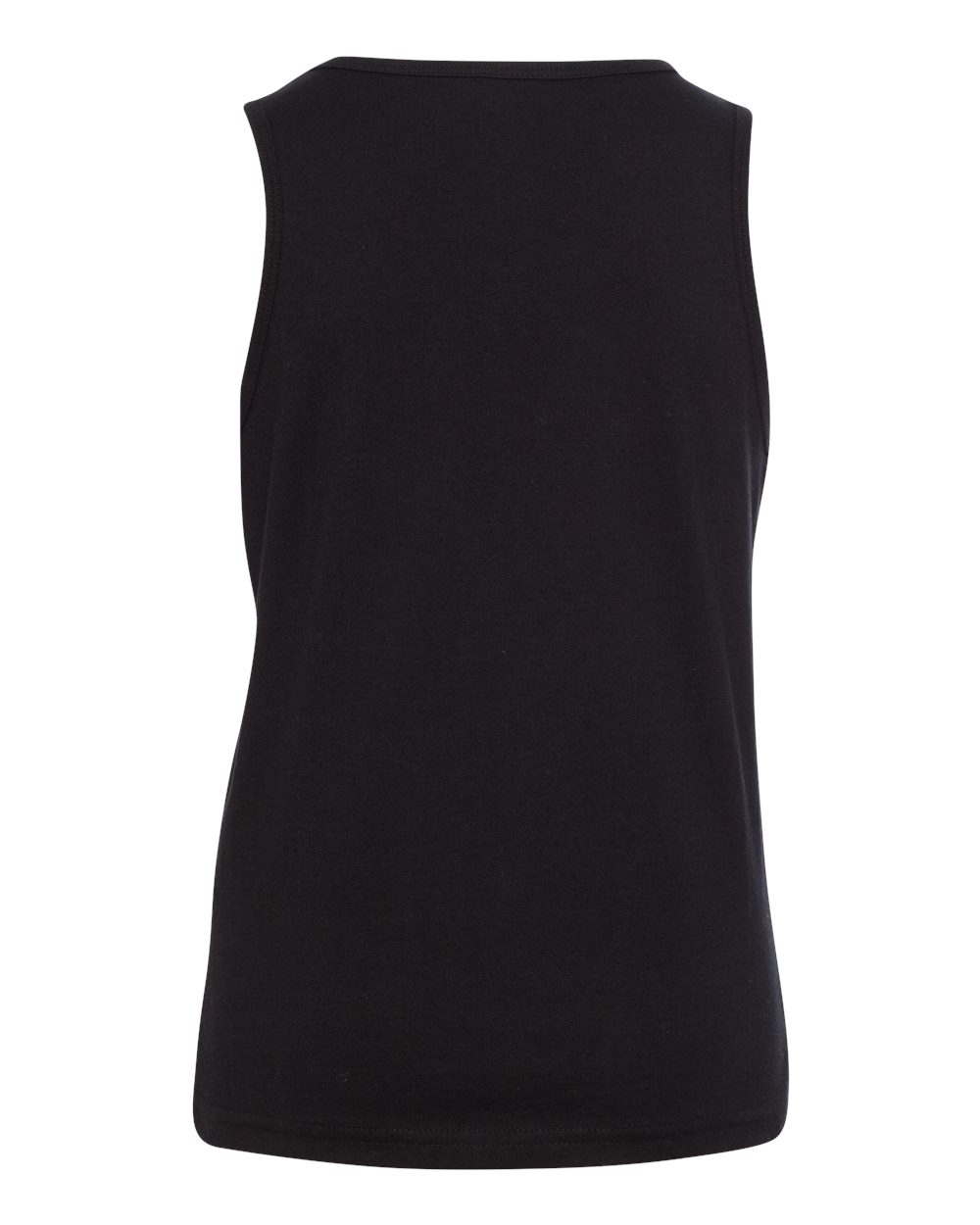 Youth Jersey Tank Black - back