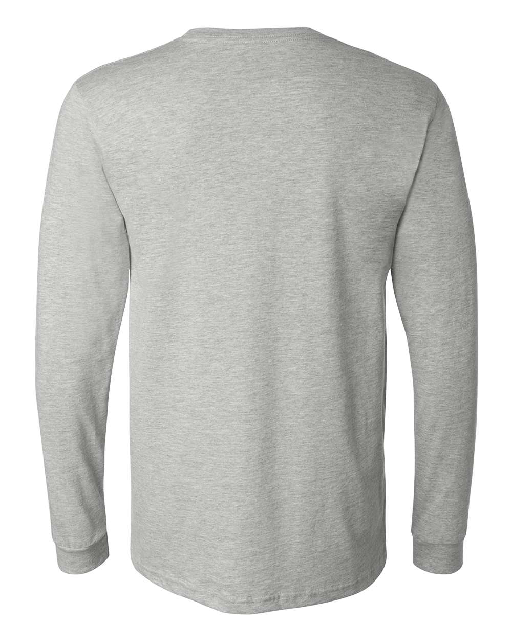 Heather CVC Long Sleeve Tee Athletic Heather - back