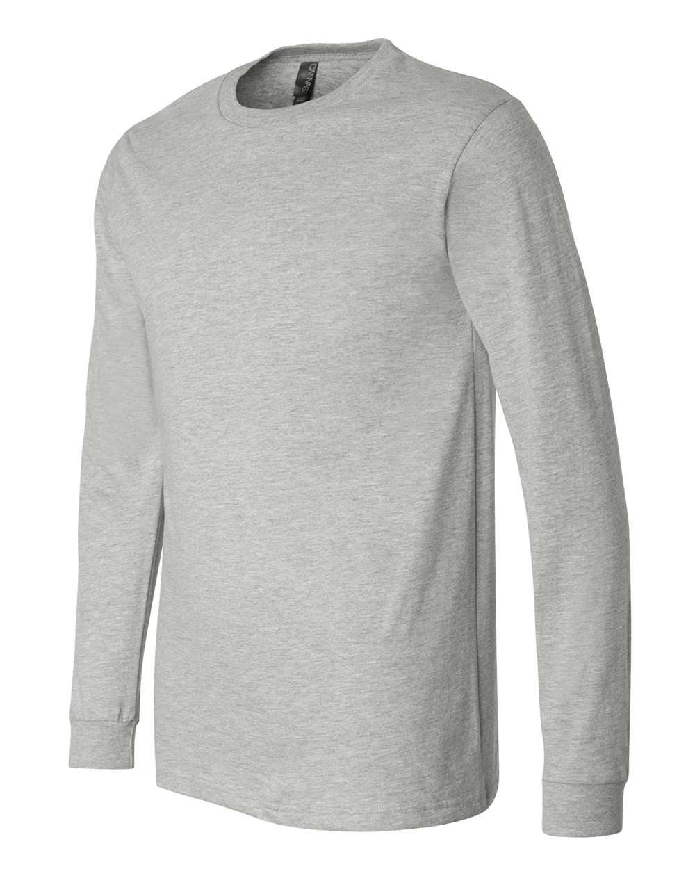 Heather CVC Long Sleeve Tee Athletic Heather - direct side