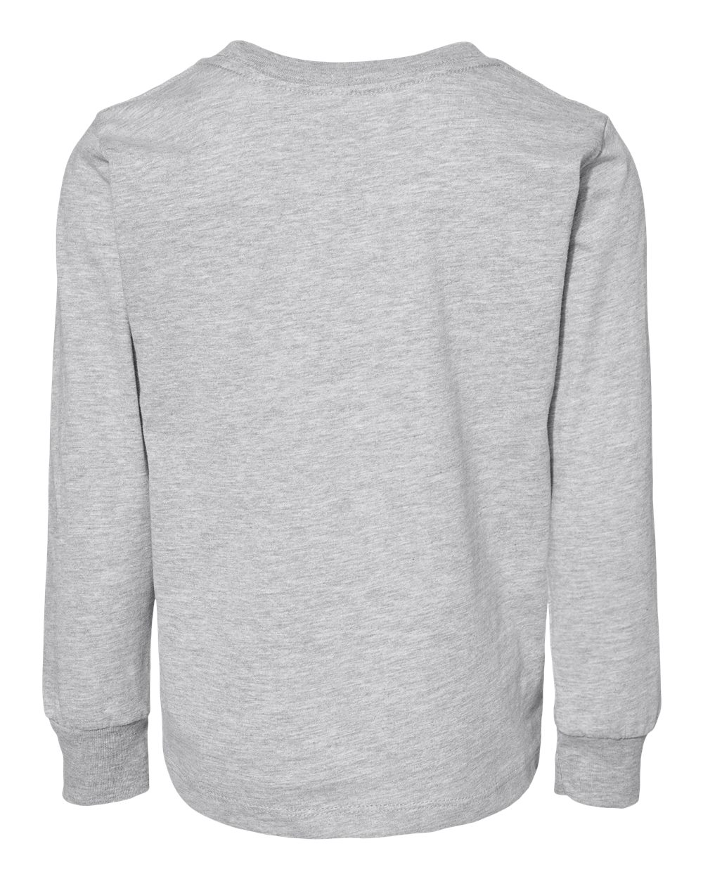 Toddler Jersey Long Sleeve Tee Athletic Heather - back