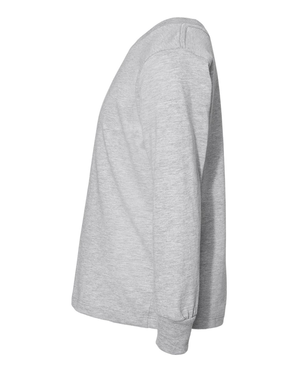 Toddler Jersey Long Sleeve Tee Athletic Heather - direct side