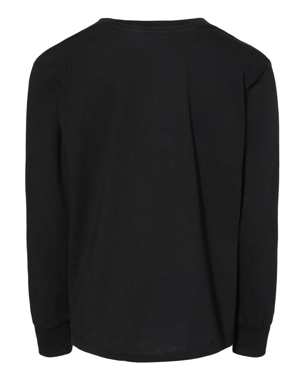 Toddler Jersey Long Sleeve Tee Black - back