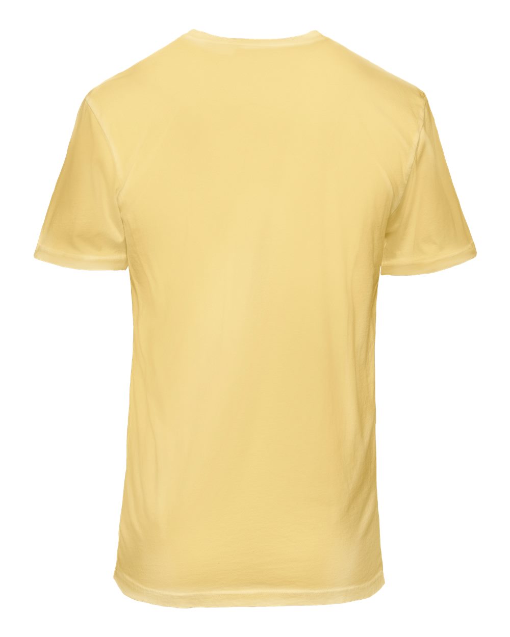 Unisex Soft Wash T-Shirt Washed Banana Cream - back