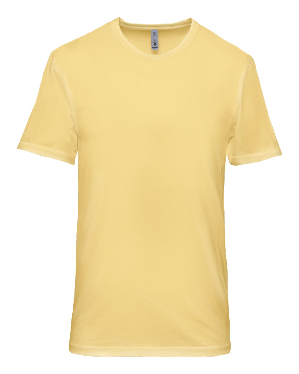 Unisex Soft Wash T-Shirt Washed Banana Cream - front