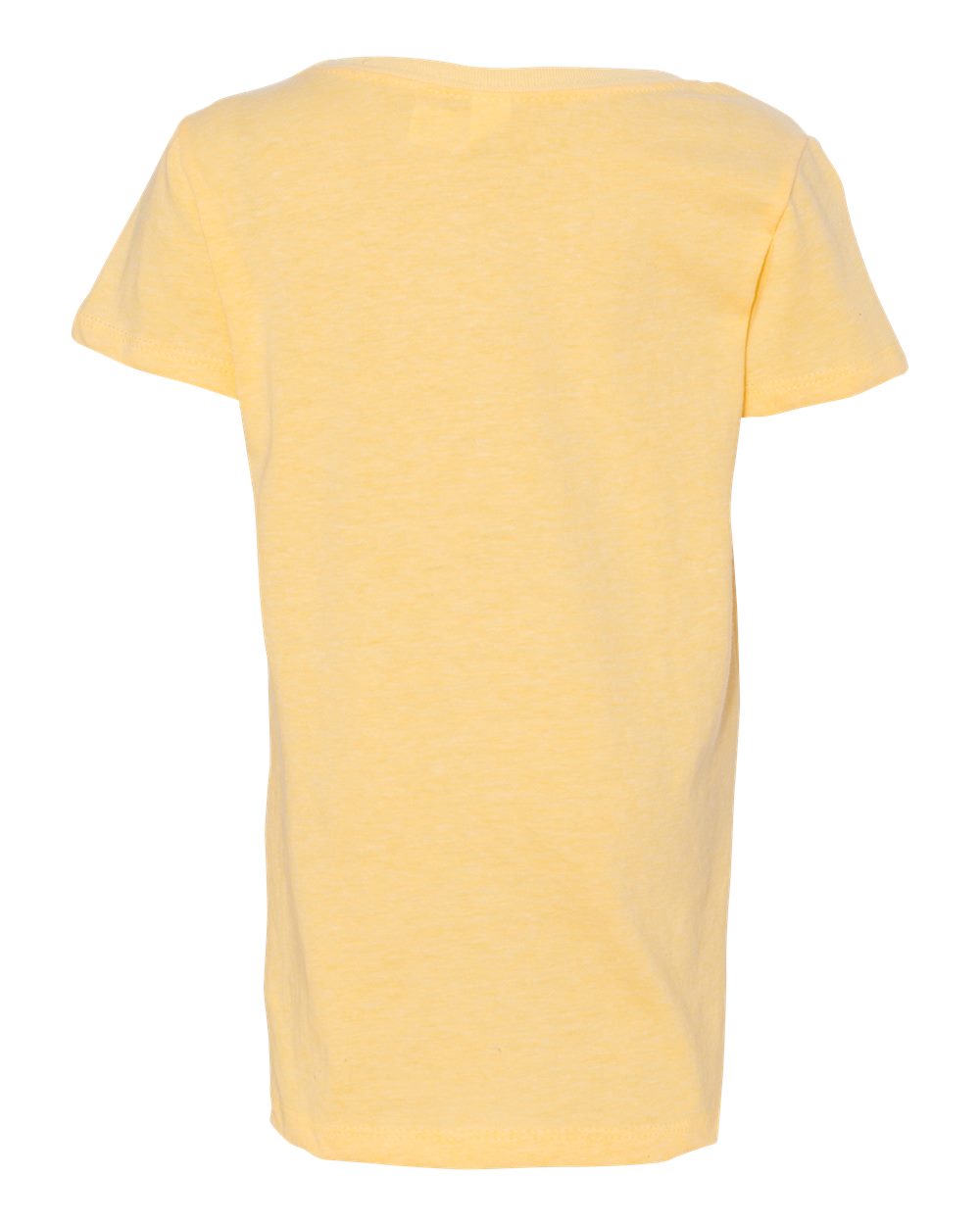 Girls' CVC Princess T-Shirt Banana Cream - back