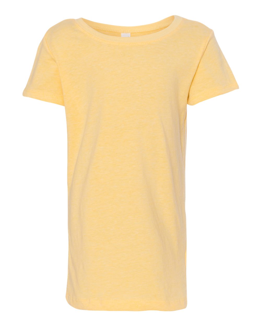 Girls' CVC Princess T-Shirt Banana Cream - front