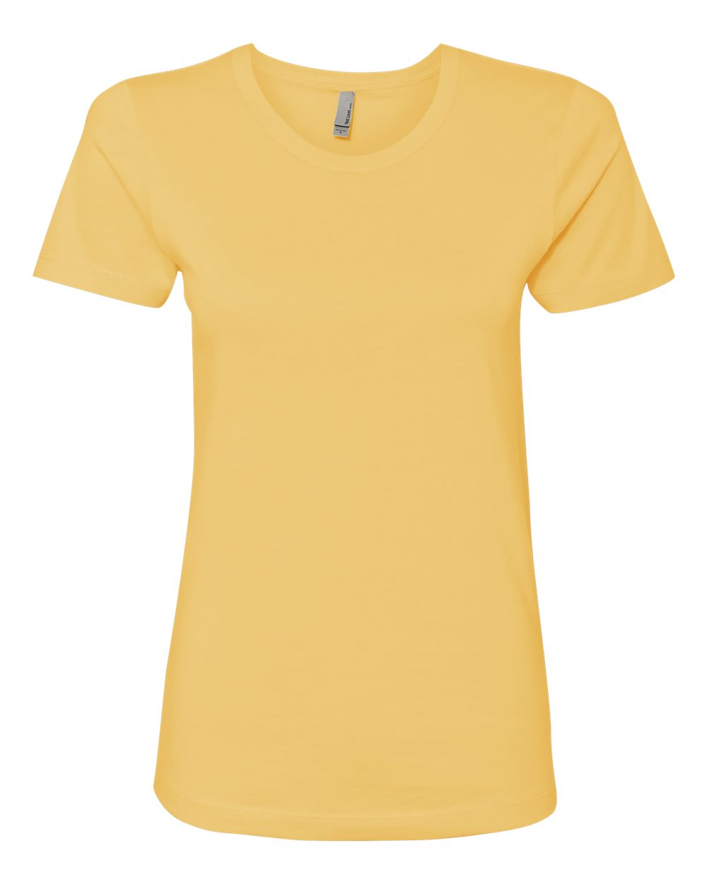 Women's Cotton T-Shirt Banana Cream - front