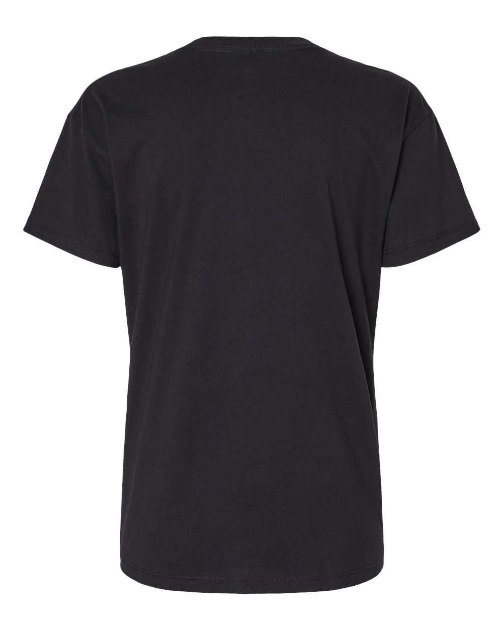 Women's Cotton Relaxed T-Shirt Black - back