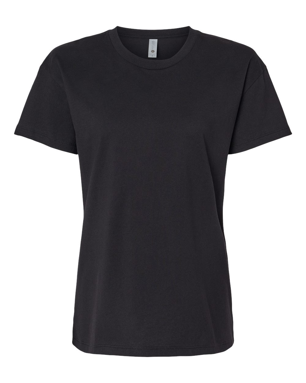 Women's Cotton Relaxed T-Shirt Black - front