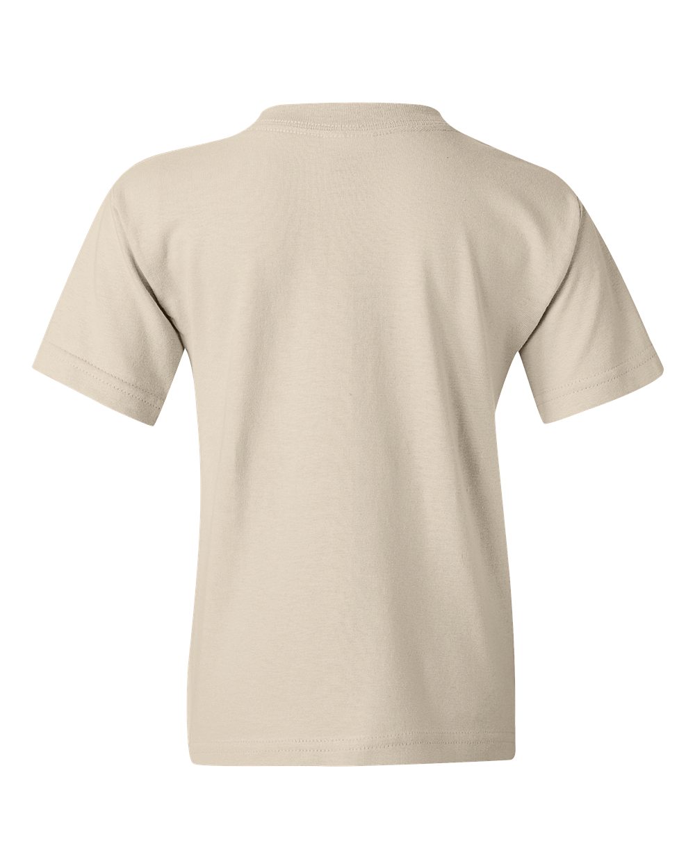 Youth Heavy Cotton T-Shirt Natural - back
