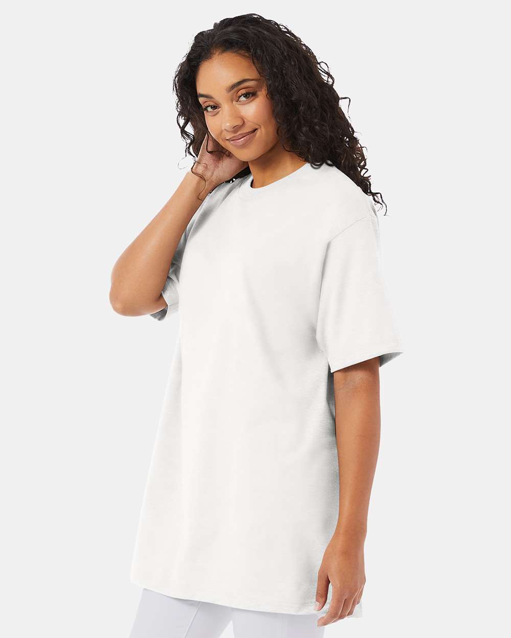 Beefy-T Tall T-Shirt White - model side