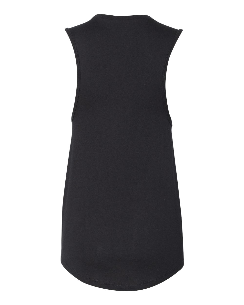 Women's Jersey Muscle Tank Black - back