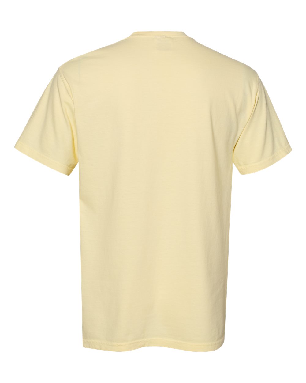 Unisex Garment-Dyed Heavyweight Pocket T-Shirt Banana - back
