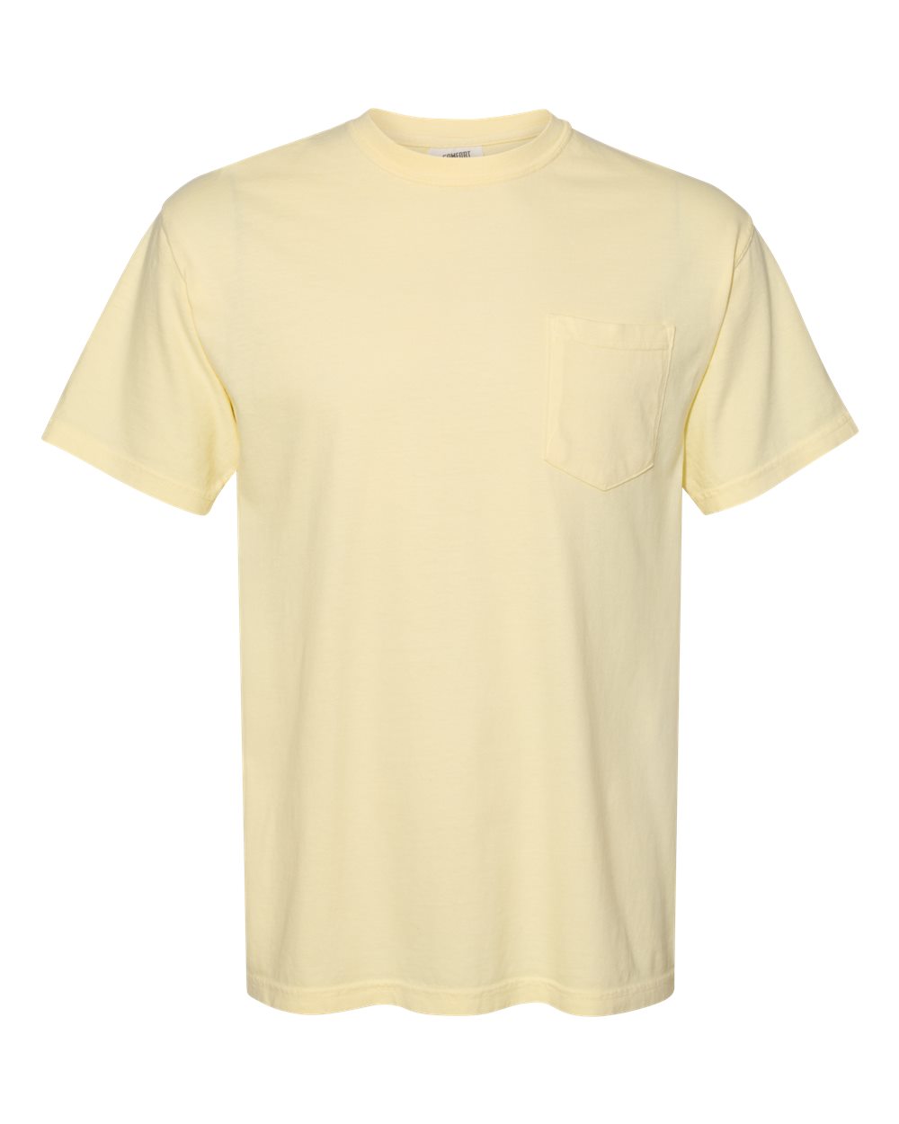 Unisex Garment-Dyed Heavyweight Pocket T-Shirt Banana - front