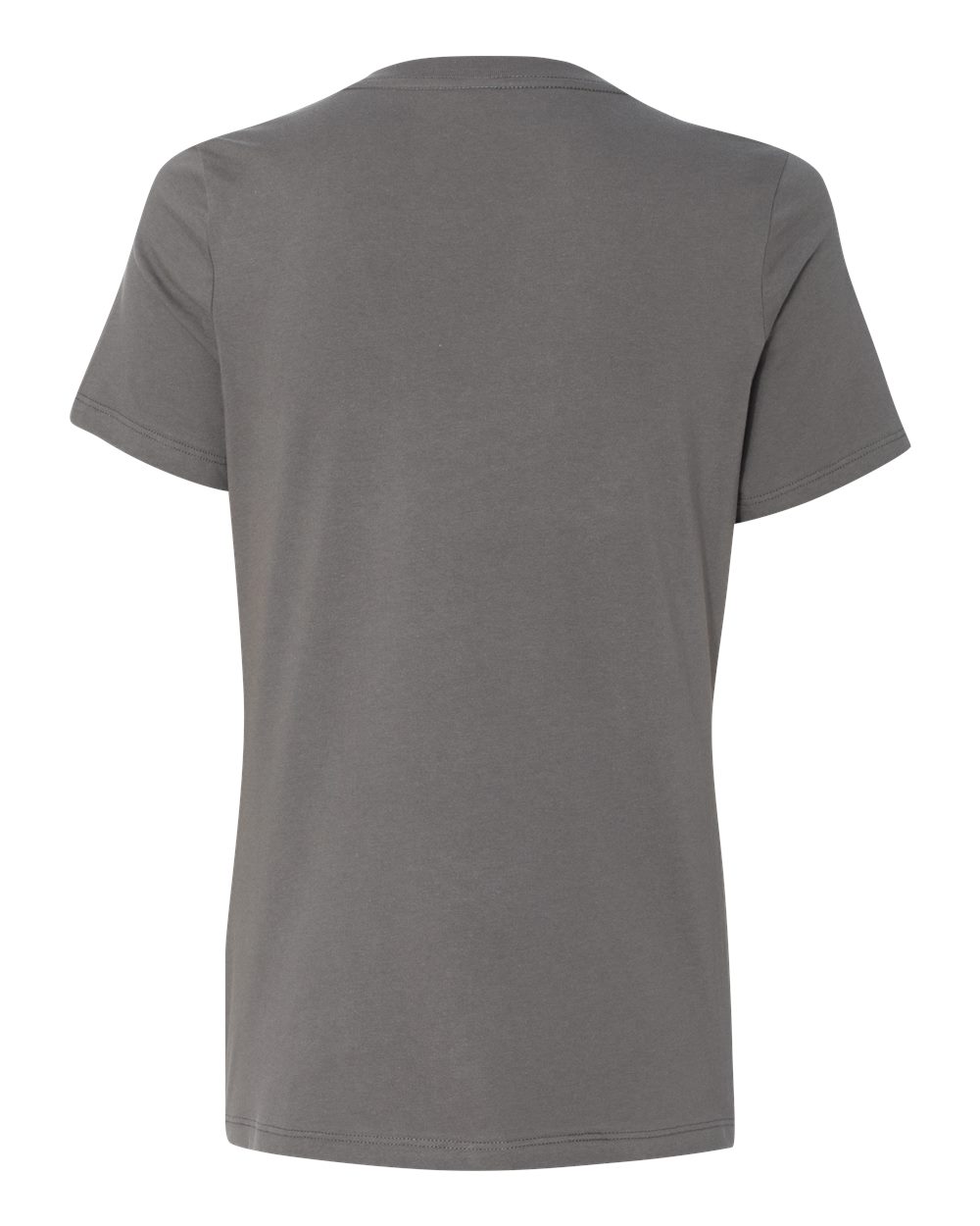 Women's Relaxed Jersey V-Neck Tee Asphalt - back