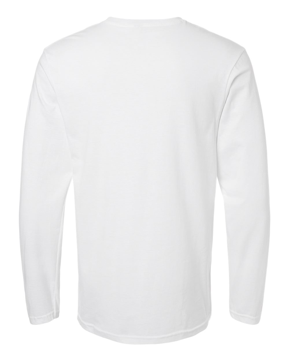 Unisex Softstyle Long Sleeve T-Shirt White - back