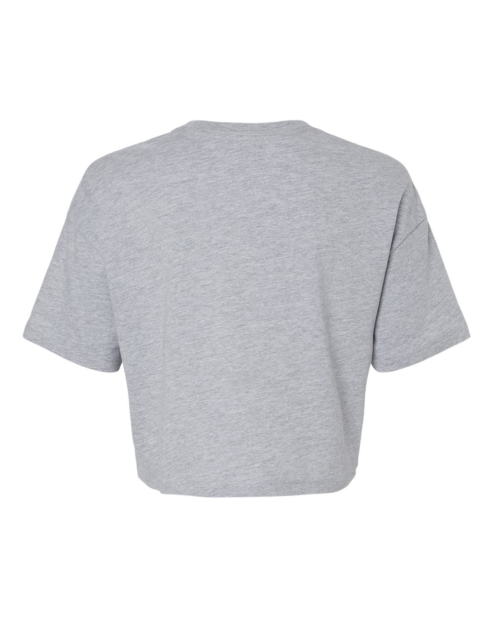 Women's Jersey Crop Tee Athletic Heather - back