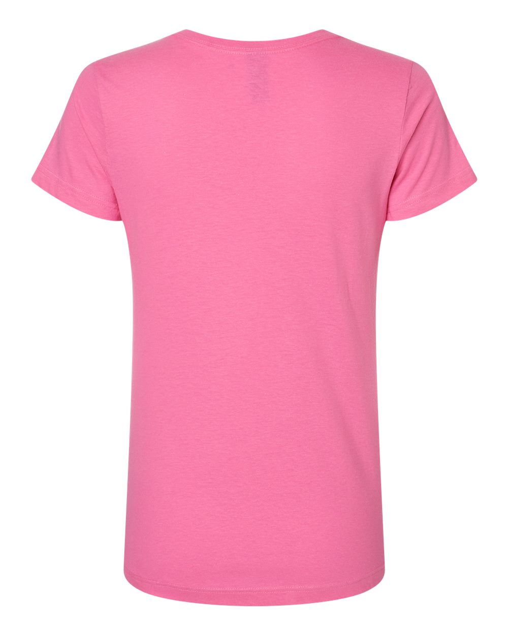 Women's Softstyle V-Neck T-Shirt Azalea - back