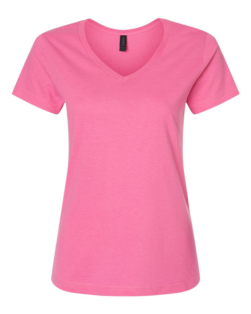 Women's Softstyle V-Neck T-Shirt Azalea - front
