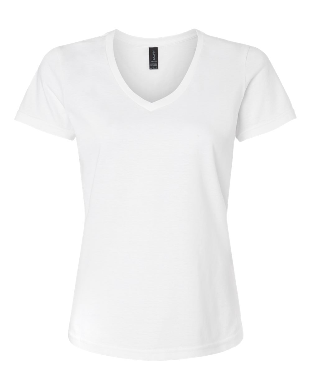Women's Softstyle V-Neck T-Shirt White - front