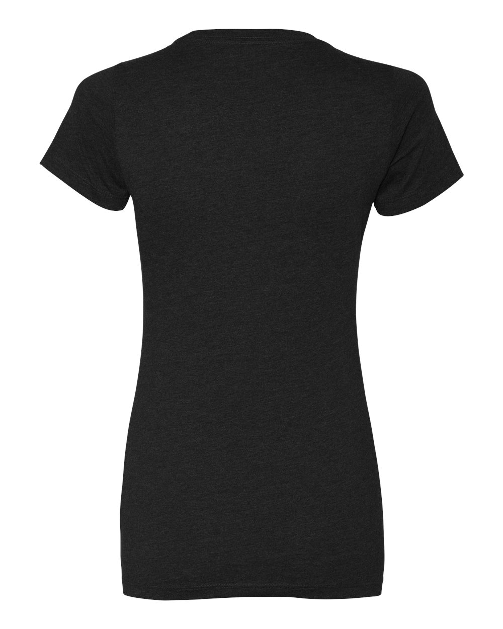 Women's CVC T-Shirt Black - back