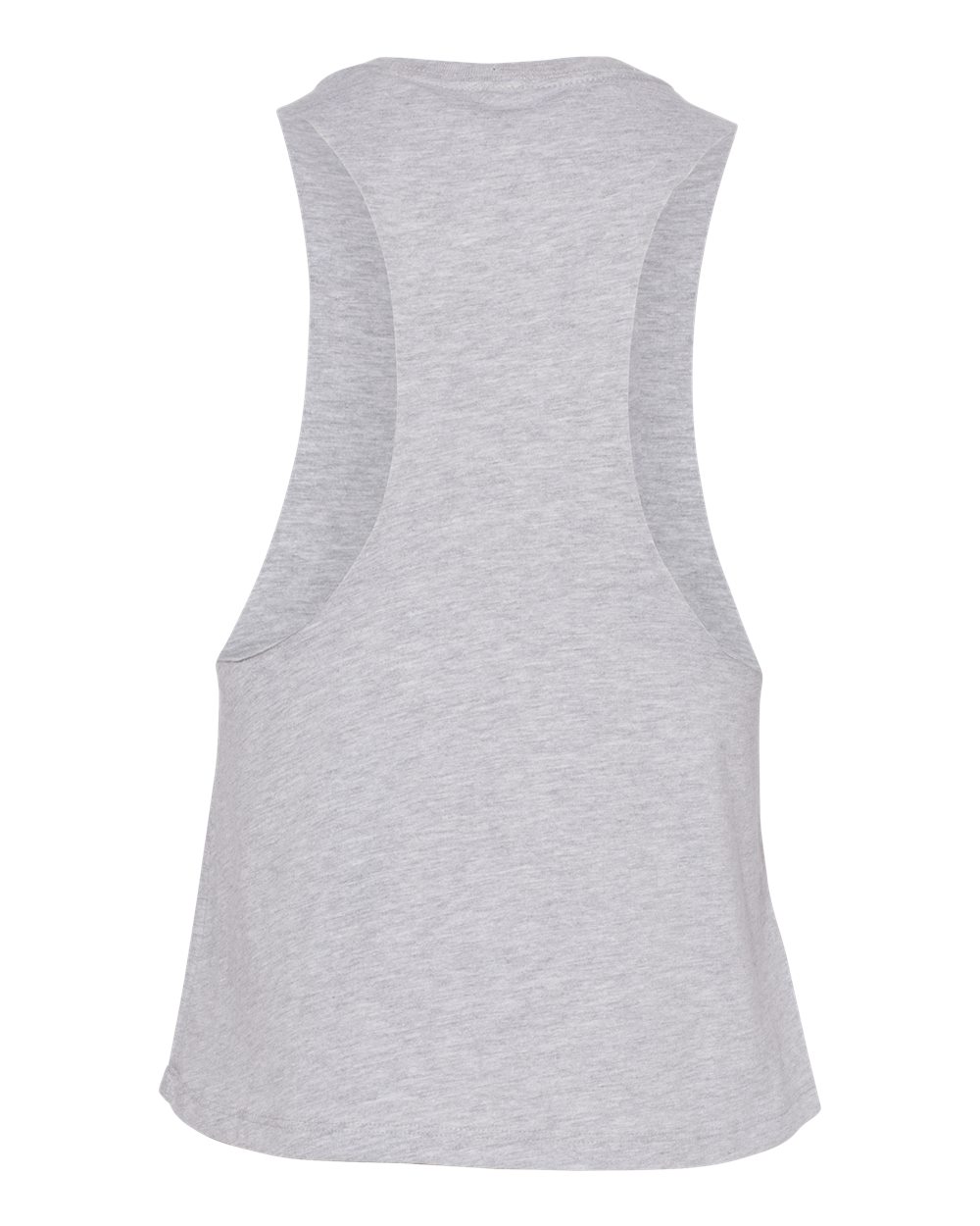 Women's Racerback Crop Tank Athletic Heather - back