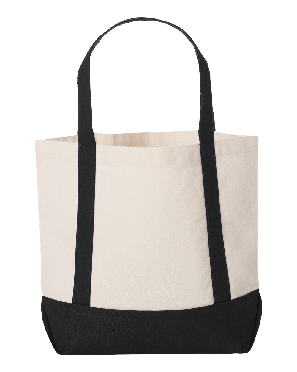 Seaside Boater Tote Natural/ Black - back