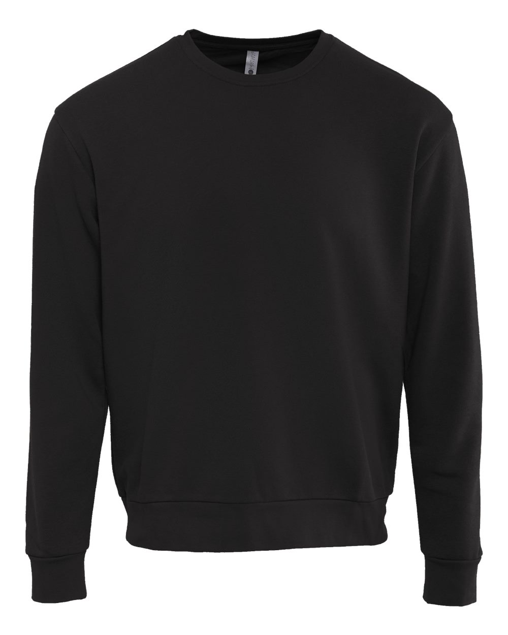 Unisex Santa Barbara Crewneck Sweatshirt Black - front