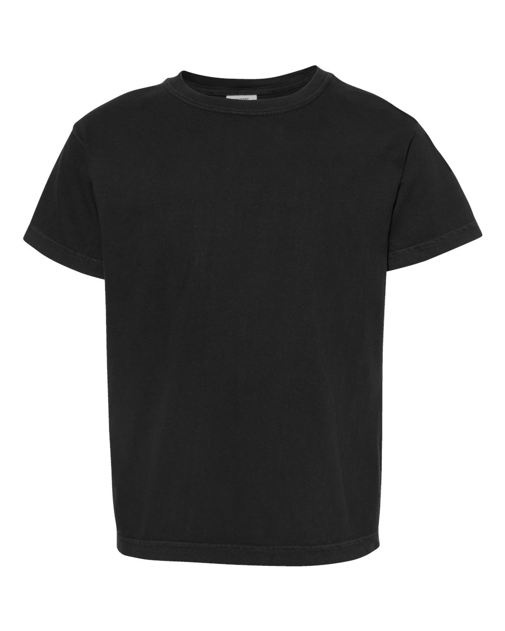 Youth Garment-Dyed Heavyweight T-Shirt Black - front
