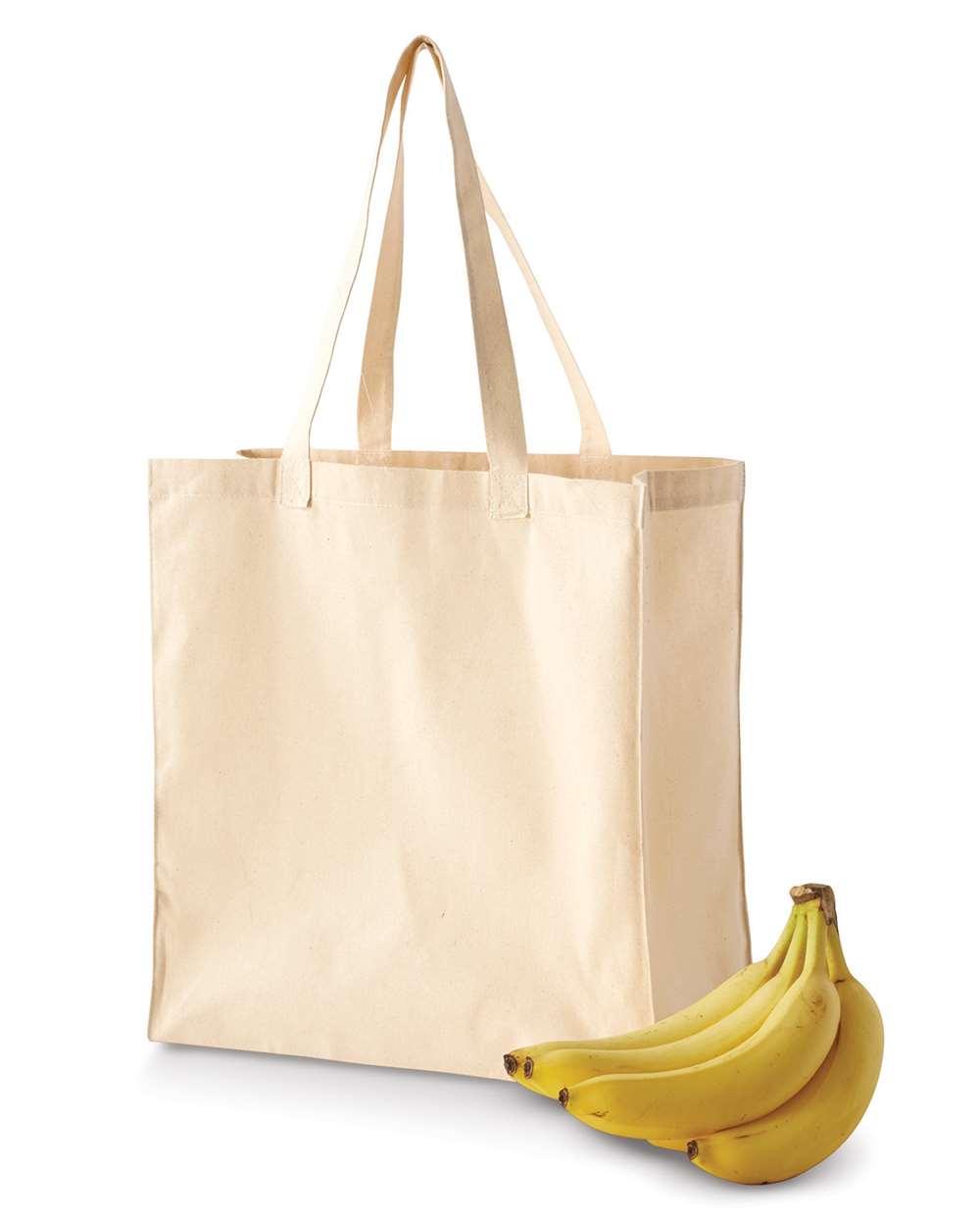 Canvas Grocery Tote Natural - front