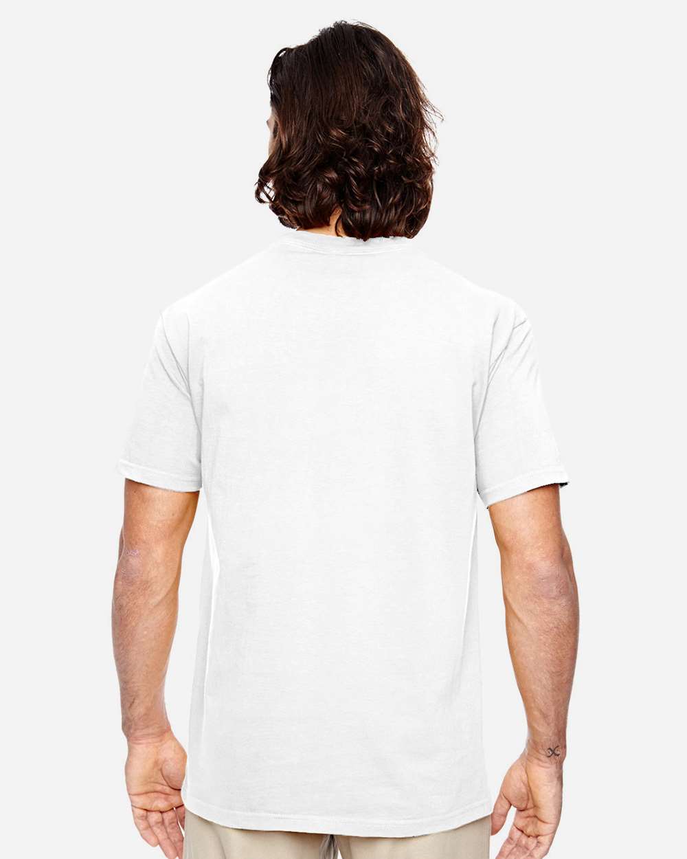 Classic T-Shirt White - model back